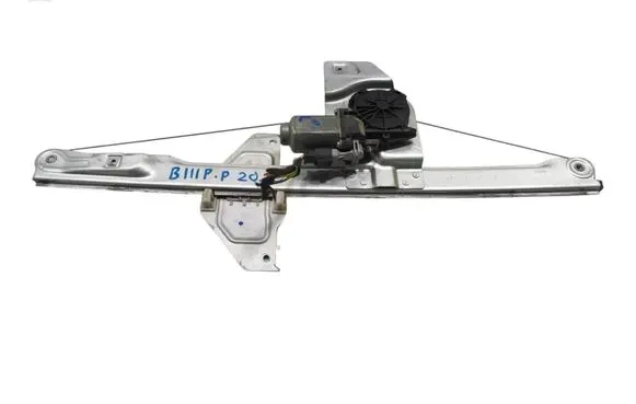 Front door window regulator with motor