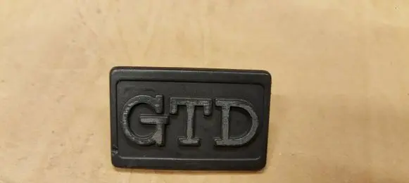 Volkswagen Golf II Fender model badge letters 191853688D