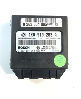 Volkswagen Golf V Parking PDC control unit/module 1K0919283A 1039E00479 0263004065