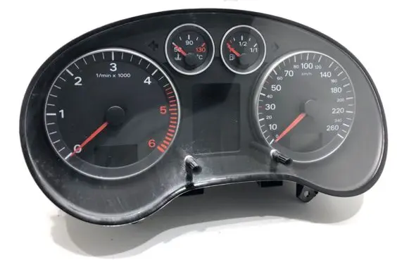 Audi A3 S3 8P Speedometer (instrument cluster) 8P0920931E