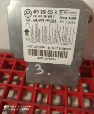 Audi A6 S6 C6 4F Airbag control unit/module 4F0959655B 4F0910655E 5WK43416