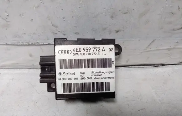 Audi A8 S8 D3 4E Other control units/modules 4E0959772A 4E0910772W 89805300001
