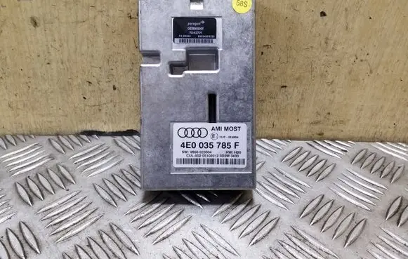 Audi Q7 4L MMI control unit 4E0035785F