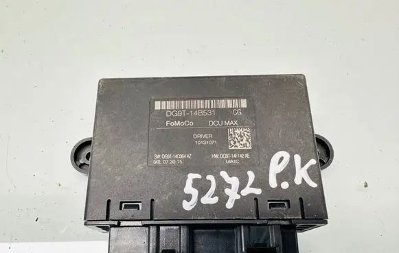 Ford Fusion II Door control unit/module DG9T14B531 10131071