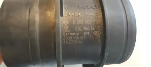 Audi A4 S4 B8 8K Mass air flow meter F00C2G7046 00C2G7046