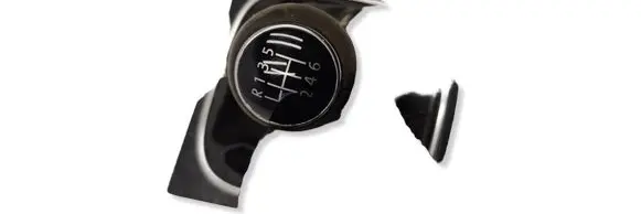 Volkswagen Eos Gear lever shifter trim leather/knob 1K0711113BK 407045400