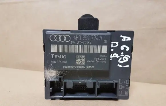 Audi A6 S6 C6 4F Door control unit/module 4F0959794A