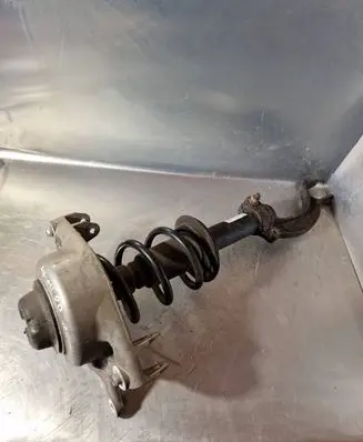 Front shock absorber with coil spring