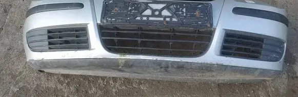 Volkswagen Polo IV 9N3 Front bumper pilkas
