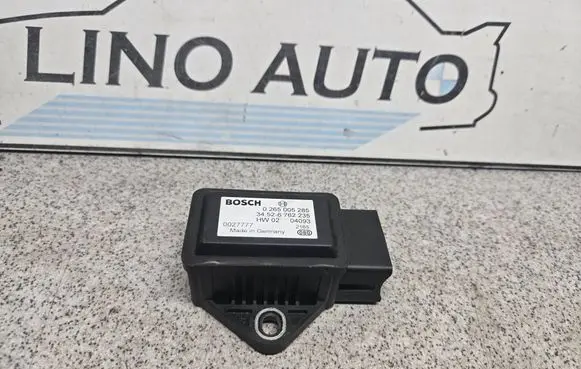 BMW 7 E65 E66 ESP acceleration yaw rate sensor 34526762235 0265005285 0027777