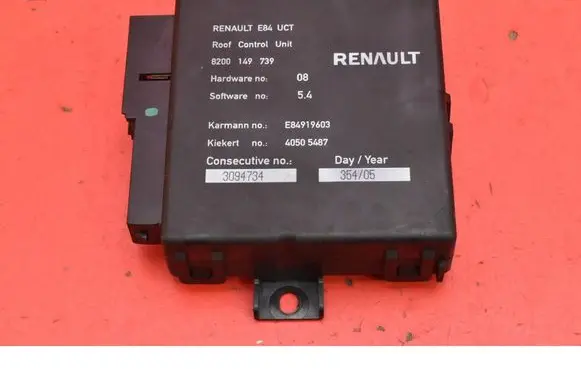 Renault Megane II Engine control unit/module ECU 8200149739