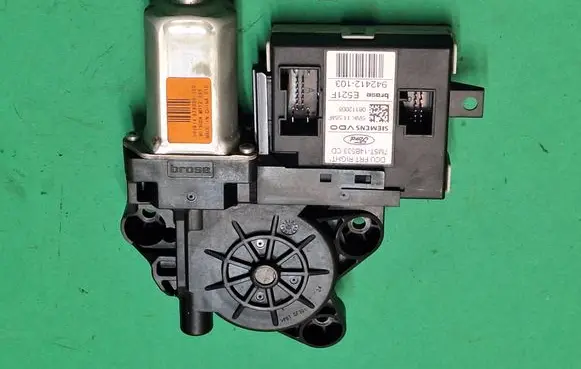 Front door window regulator motor