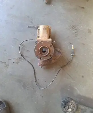 Peugeot Boxer Front wheel hub spindle knuckle