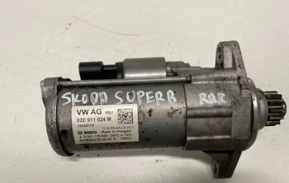 Skoda Superb B8 (3V) Starter motor 02E911024M