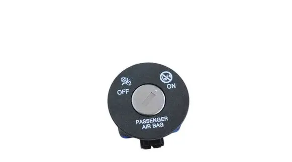 Passenger airbag on/off switch