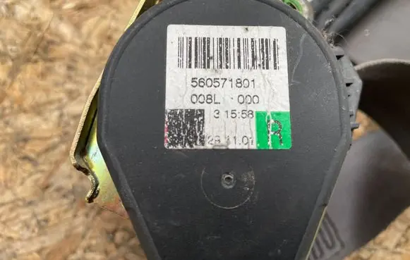 Audi A6 S6 C5 4B Front seatbelt 560571801 4B0857706A