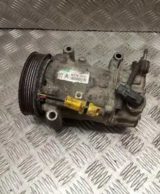 Peugeot 207 Air conditioning (A/C) compressor (pump) 9651910980