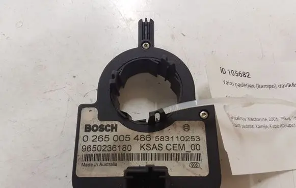 Citroen C4 I Steering angle sensor 0265005486 9650236180
