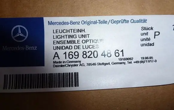 Mercedes-Benz Vito Viano W639 Headlight/headlamp A1698204861