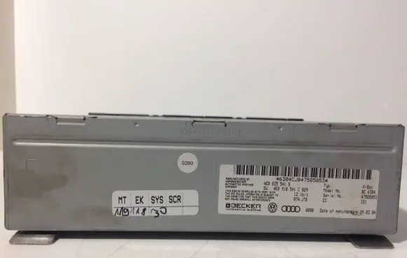 Audi A8 S8 D3 4E Radio/CD/DVD/GPS head unit 4E0035541B