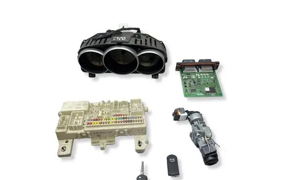Mazda 3 I Engine ECU kit and lock set 2797213990 BS4H66730E