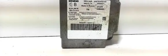 Peugeot 307 Airbag control unit/module 9650109480