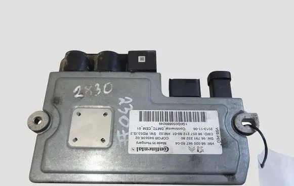 Citroen C3 Start/Stop control module 9802096780 9679123280 A2C5342774501
