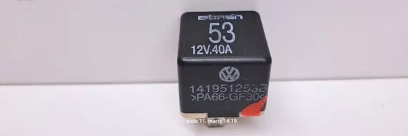 Audi A3 S3 8L Other relay 141951253B 12V40A PA66GF30