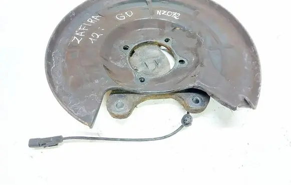 Opel Zafira C Rear brake disc plate dust cover 12778854 367973422