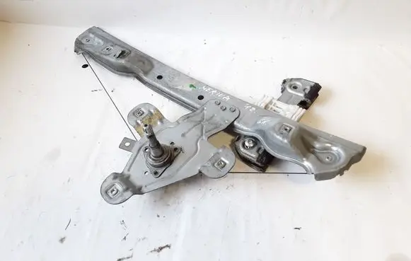 Opel Meriva B Rear window lifting mechanism without motor NOCODE