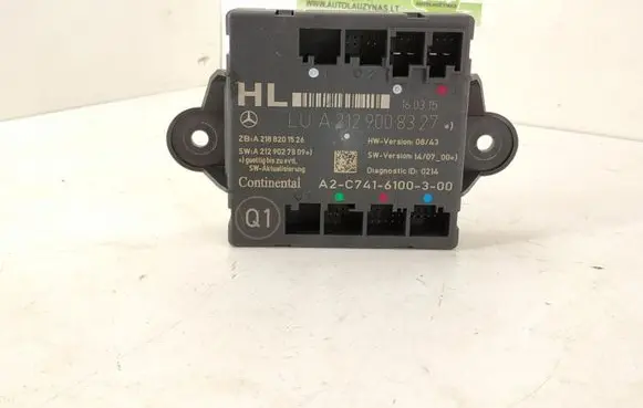 Mercedes-Benz B W246 W242 Door control unit/module A2129008327 2129008327