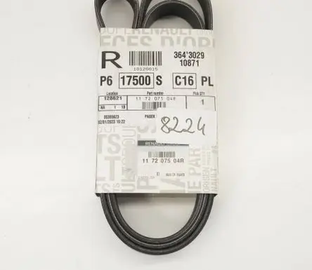 Renault Clio IV Alternator belt 117207504R 7PK1557