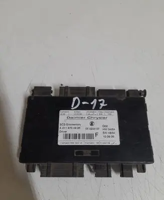 Mercedes-Benz E W211 Seat control module A2118704926 05022307 64875