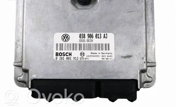 Volkswagen Polo IV 9N3 Engine control unit/module ECU 038906013AJ