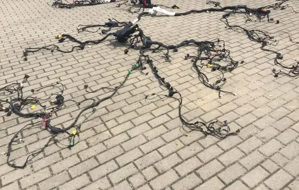 Audi Q7 4L Positive wiring loom 