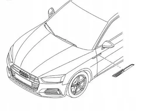 Audi A4 S4 B9 8W Fender 8W9809837C