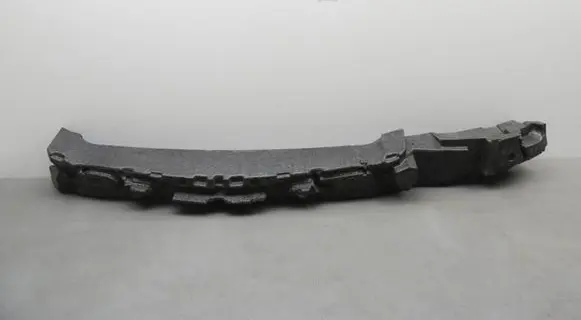 Front bumper foam support bar