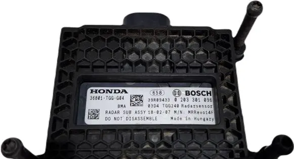 Honda Civic X Distronic sensor radar 36801TGGG04 0203301096 39R09433