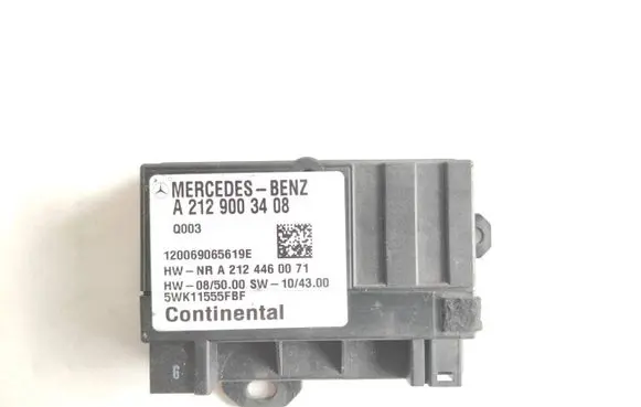 Mercedes-Benz E W212 Fuel injection pump control unit/module A2129003408 5WK11555FBF A2124460071