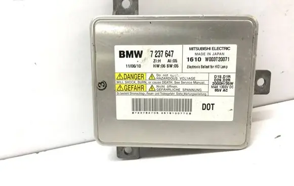 BMW 3 E90 E91 Headlight ballast module Xenon 7237647