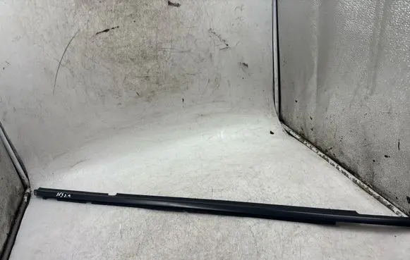 Mitsubishi Lancer X Rear door glass trim molding 