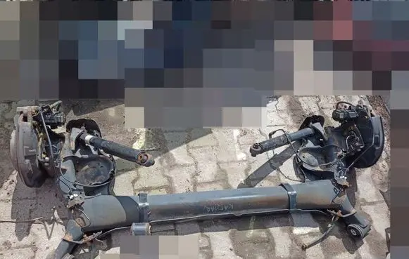 Renault Kadjar Rear axle beam with reductor 