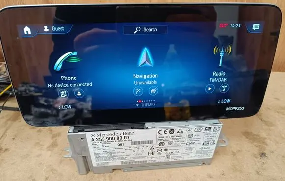 Mercedes-Benz GLC C253 Radio/CD/DVD/GPS head unit A2539008307 A2539018201