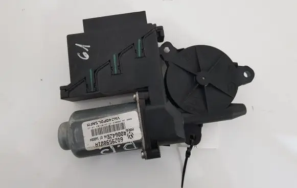 Volkswagen Polo Front door window regulator motor 6Q2959801A 8104K4