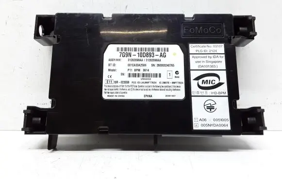 Volvo XC60 Bluetooth control unit module 7G9N10D893AG 31282098