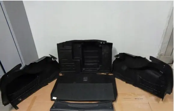 Mercedes-Benz C W205 Trunk/boot floor carpet liner 