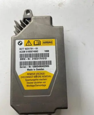 BMW 5 F10 F11 Airbag control unit/module 9231791 31923179101D 618307400C