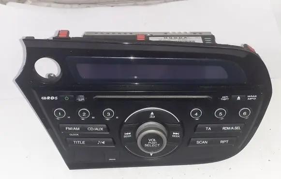 Honda Insight Radio/CD/DVD/GPS head unit 10R039802 39100TM8G01