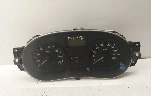 Dacia Logan I Speedometer (instrument cluster) 8200377202 TE0053542Q 216713019B