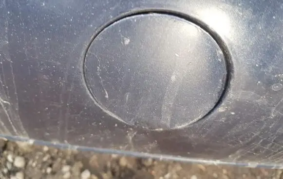 Rear bumper row hook cap/cover